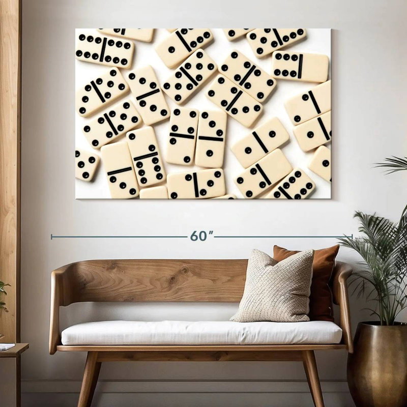 Senne Classic Dominoes, 34" H x 51" W