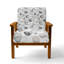 Chaise d'appoint Coastal - Fauteuil Stone Balance Grey-857820099