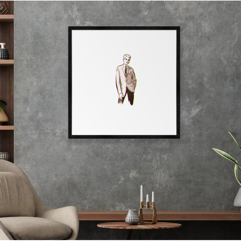 Brown Suit Print, Black