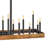 Wells 45.25" Eighteen-Light Candle Linear Chandelier