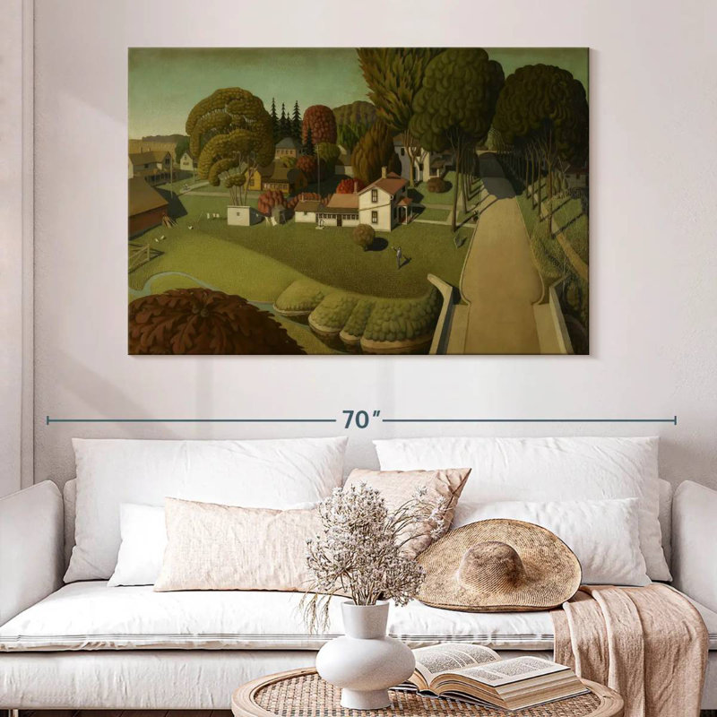 Alvord The Birthplace Of Herbert Hoover, 34" H x 51" W