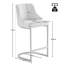 Danual Upholstered Counter Stool with Metal Frame-695365391