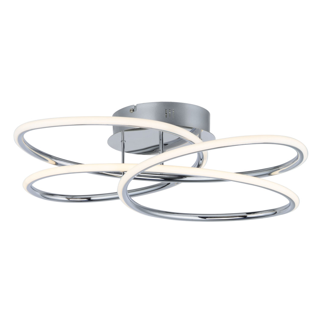 Senecal Silicone LED Semi Flush Mount Orren Ellis