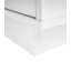 Armoire de rangement avec porte en acrylique, tablette réglable, moderne