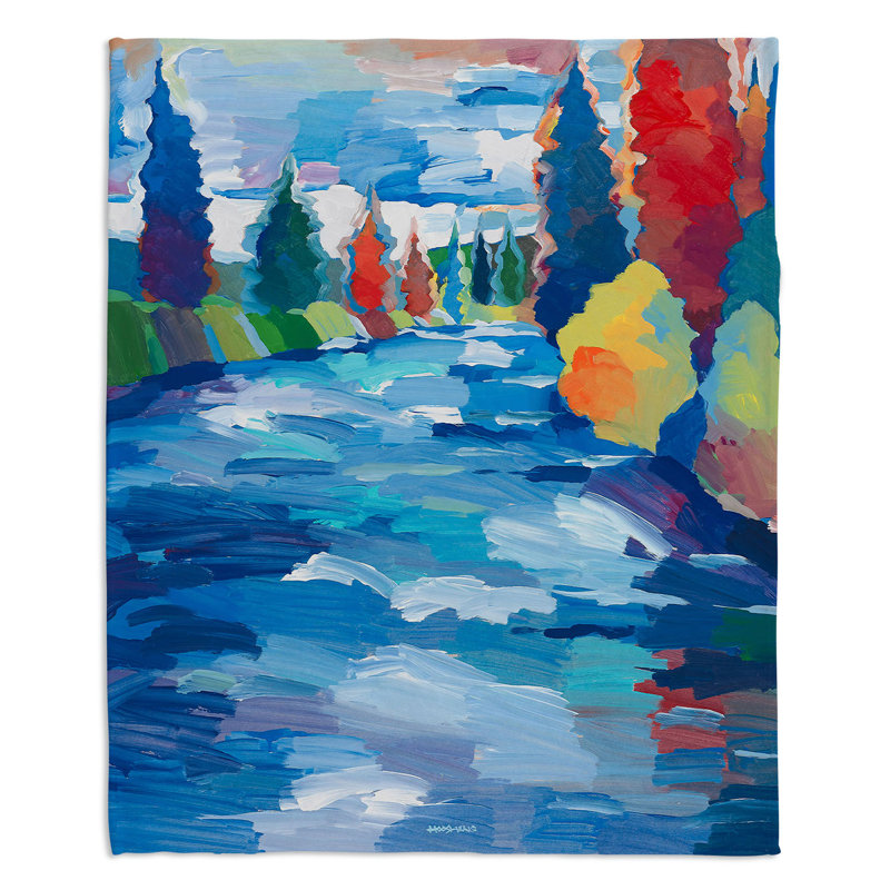 Couverture sherpa doux couleur et actuelle, l 51 po x L 60 po