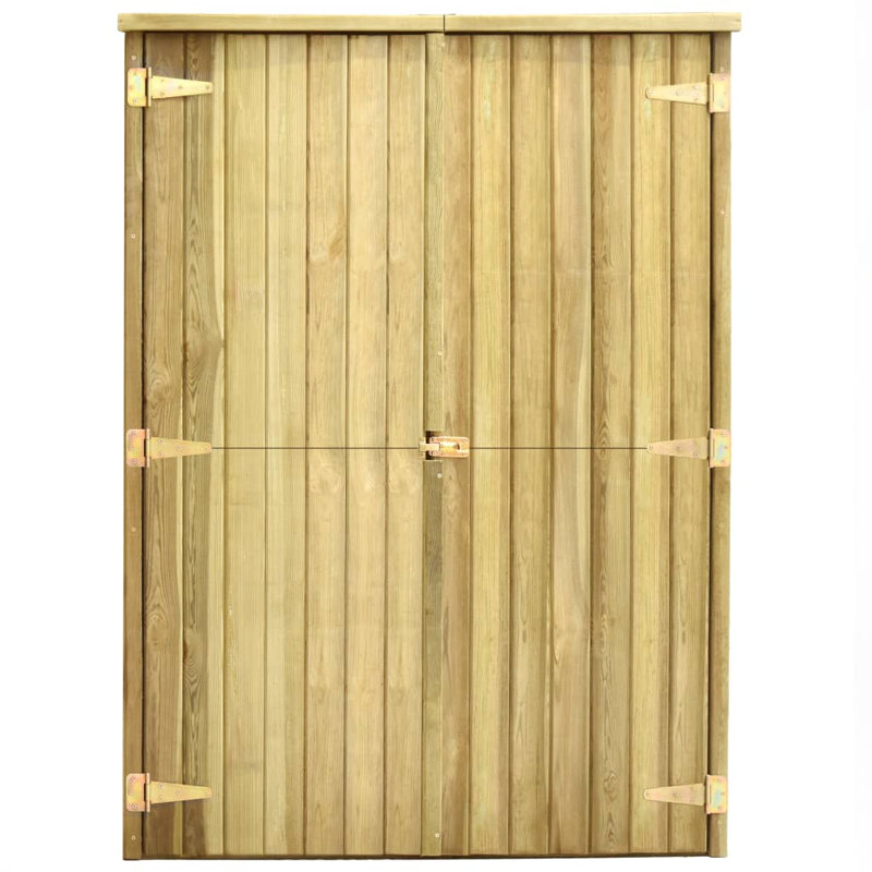 Garden Tool Shed 123x50x171 cm Impregnated Pinewood