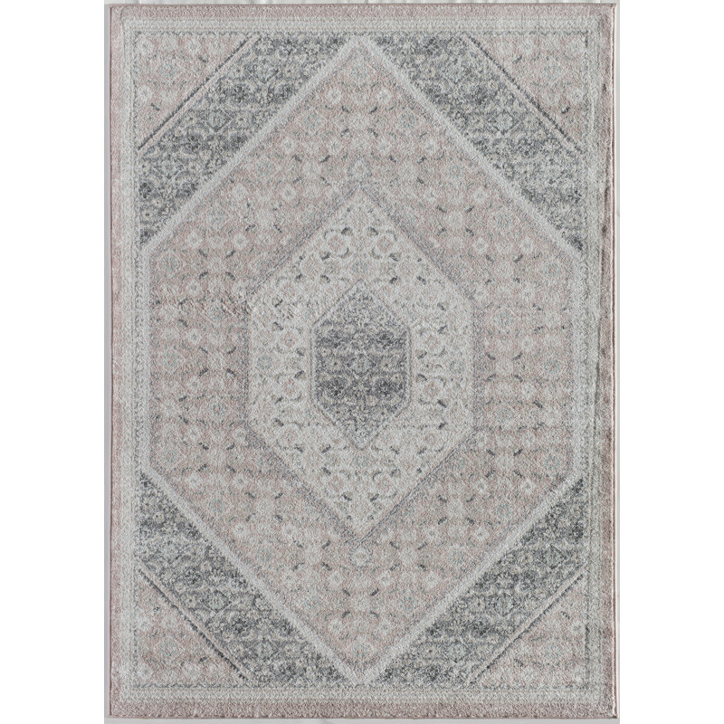 Tapis rose Hailey, Rectangle 8 pi x 10 pi