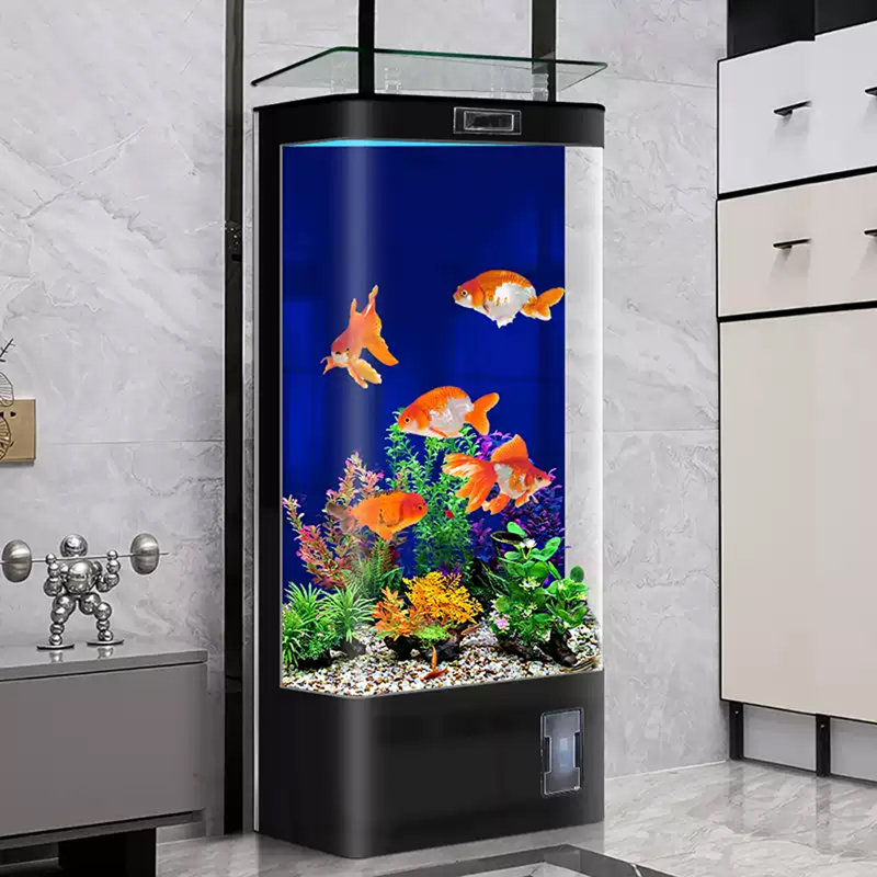 Aquarium moderne en bois manufacturé 20 à 30 gallons Eco, Noir, H 54,33 po x l 15,75 po x P 15,75 po