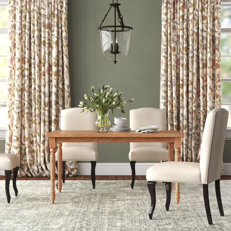 Fowey Solid Wood Base Dining Table
