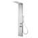 Collines Series 55 In. 2-Jetted Shower Tower With Heavy Rain Shower And Jets And Spray Wand
