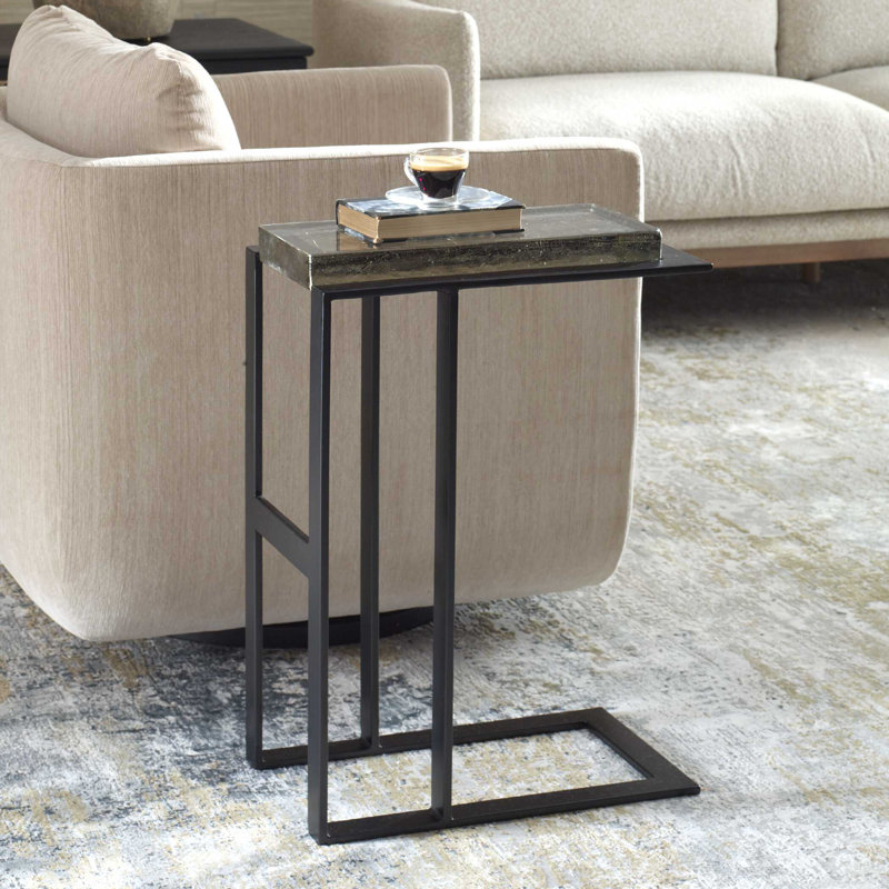 Uttermost Soma Black Accent Table