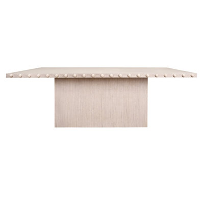Rectangle Oak Pedestal Dining Table