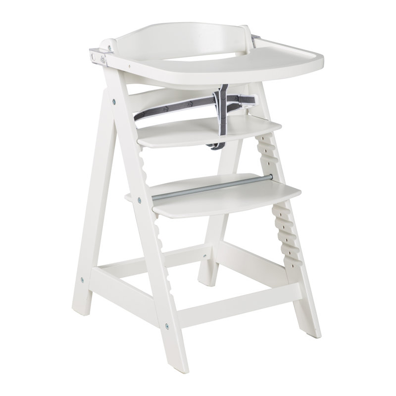 Sit Up High Chair, White