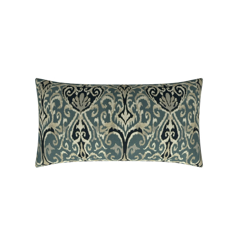 West Java Rectangular 100% Cotton Pillow Cover and Insert, 16" x 30"