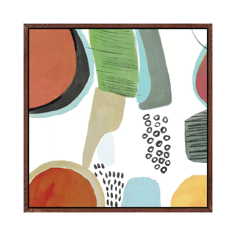 Joyous I by Tom Reeves - Gallery-Wrapped Canvas Giclée on Canvas, 93.98 cm H x 93.98 cm W, Classic Wood Floater Framed