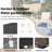 10X8 FT Outdoor Metal Storage Shed with Lockable Doors-109306201-109306200