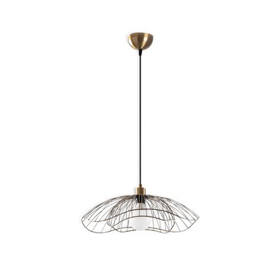 Adjustable Height Metal Body Single Pendant