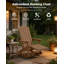 Chaise berçante d'extérieur surdimensionnée en plastique Adirondack-1084189526
