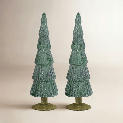 Heiselman Glass Tabletop Christmas Tree