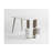 Denysse 47'' W Study Computer Desk with Book Shelf Solid Wood Legs