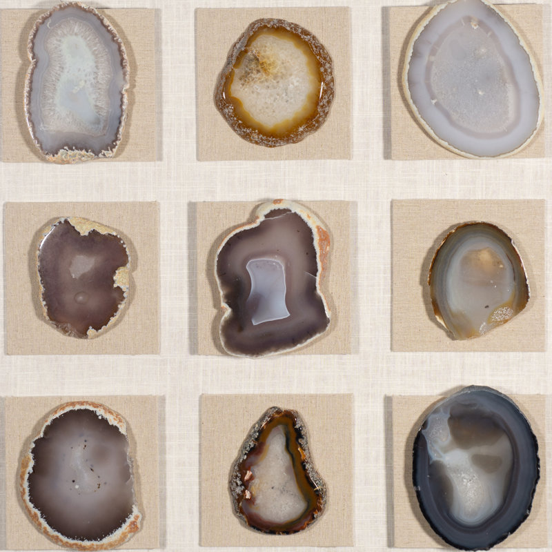 Handmade Abstract Wall Decor on Stone