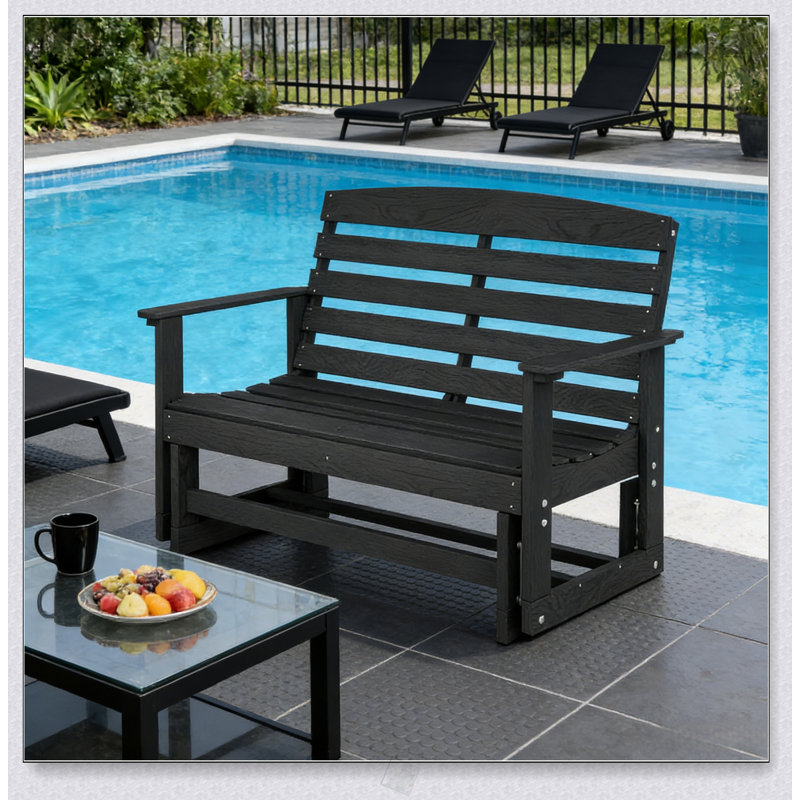 Banc oscillant Loreseat, Noir