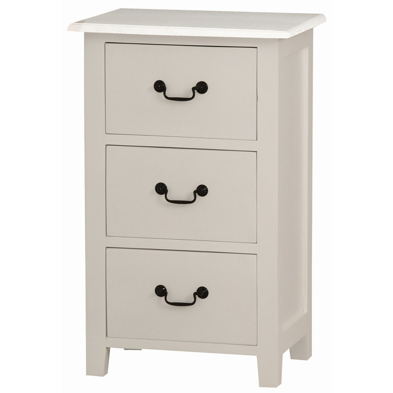 Farragut 50cm W Solid Wood Bedside Table