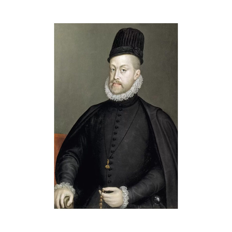 Philip II, 1573 (Final Restoration) by Sofonisba Anguissola - Wrapped Canvas Painting