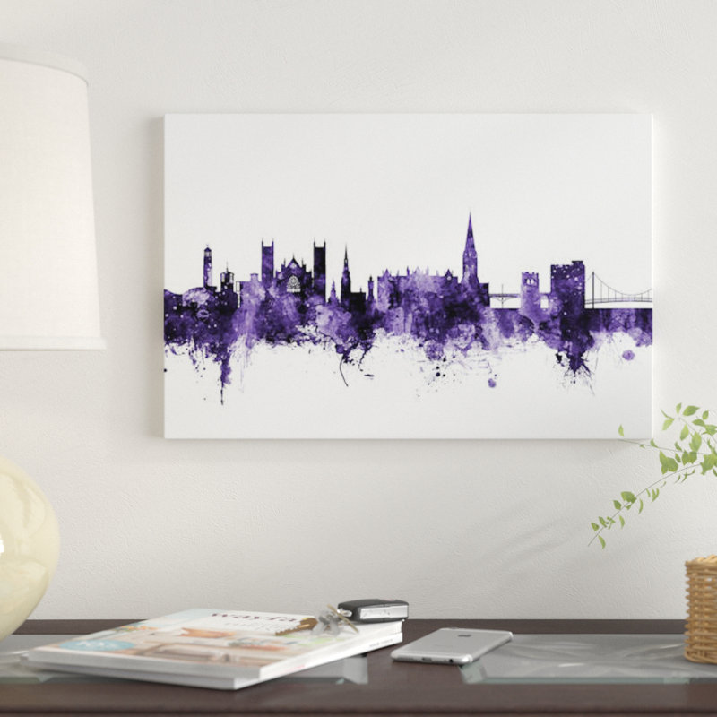 « exeter, england horizon » par michael tompsett, impression sur toile tendue, H 8 po x l 12 po x P 0,75 po, Toile tendue