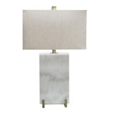 Kurland 1 Light Table Lamp With White Marble Base