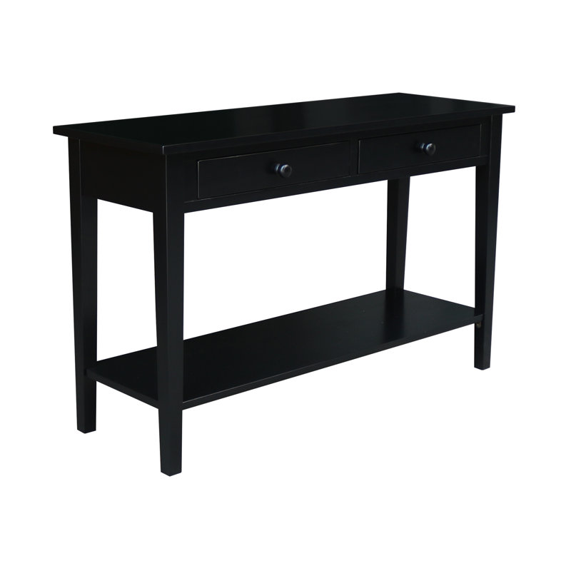 Solid Wood Console Table, Unfinished / Ready to Finish, 30" H x 60" W x 17" D
