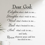 Religious & Spiritual Non-Wall Damaging Wall Decals