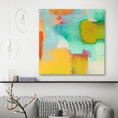 Colors Of Nature (detail II) by Asia Rivieri - Wrapped Canvas Print