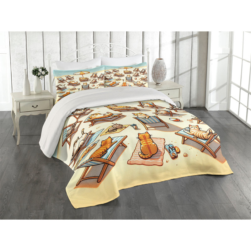 Coverlet, King Coverlet + 2 Standard Shams