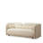 2-Seat Sofa Loveseat With Walnut Legs
