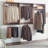 Devi Oak Wall Mounted Wood Closet System