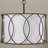 3 - Light Dimmable Drum Chandelier