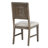 6-Piece Retro Dining Set, 1 Rectangular Table with 4 Upholstered Chairs and 1 Bench-38313018