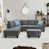 Gray Linen Blend selected
