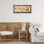 «Neutral Butterfly Array», encadré doré sur toile flottante par Petal Prints Design-1002929559-1002929552