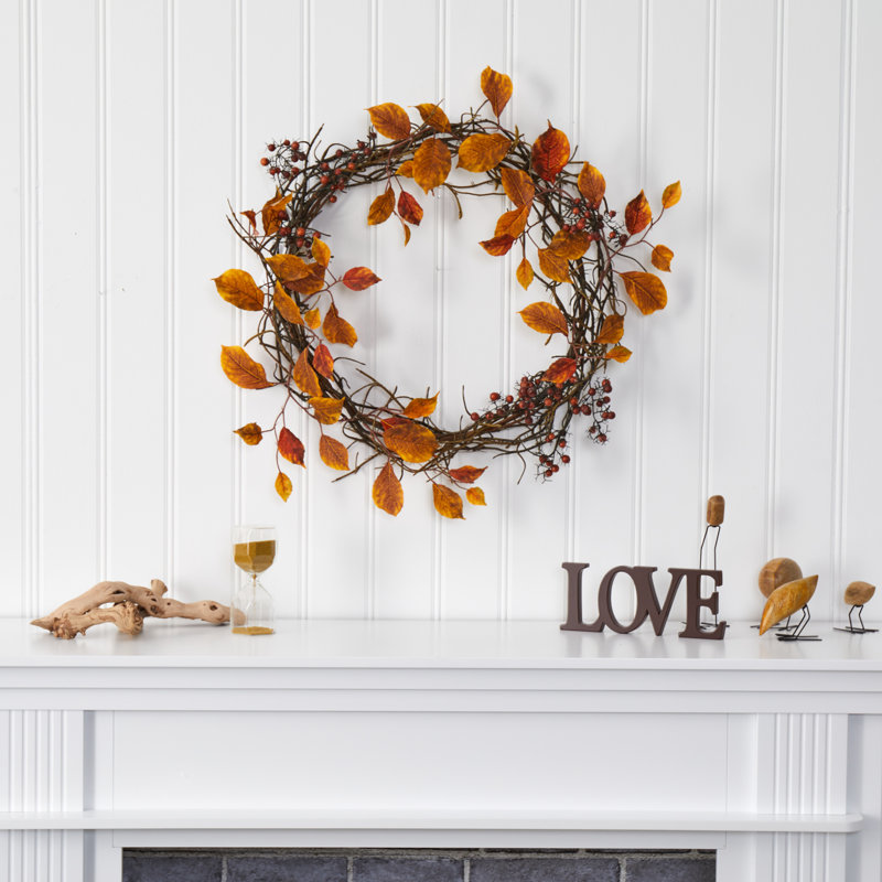 Faux Polyester 19'' Wreath