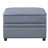 Eram Grey Rectangle Storage Ottoman