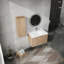 Meuble-lavabo mural 30 po avec lavabo et armoire d'appoint 30 po
