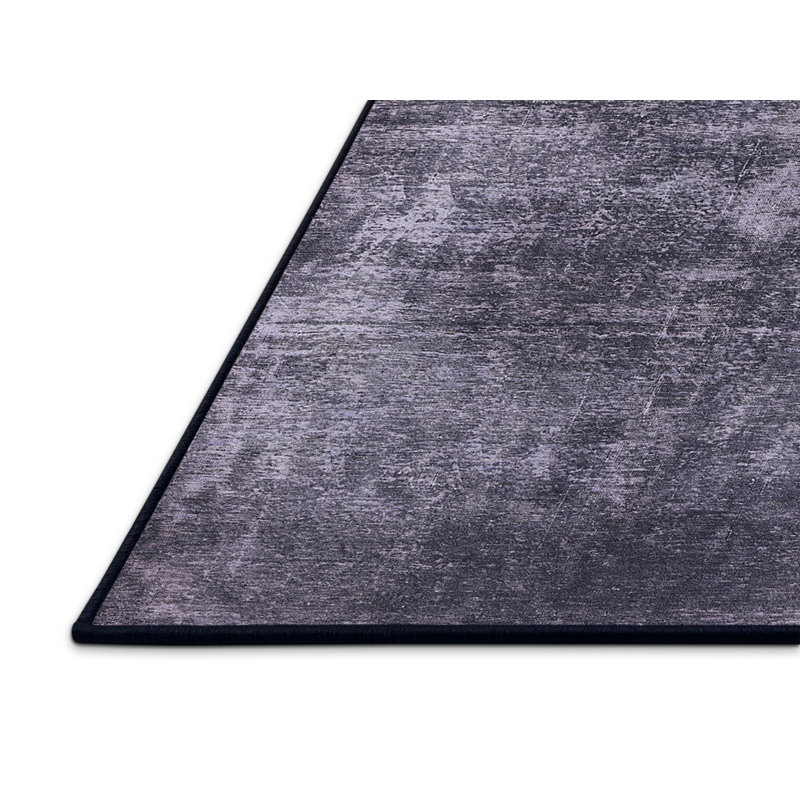 Tapis gris foncé Comtal, Rectangle 5 pi x 7 pi