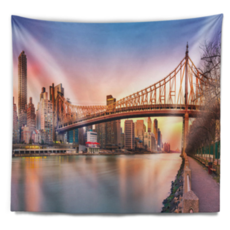 Polyester Tapestry, 78" H x 92" W