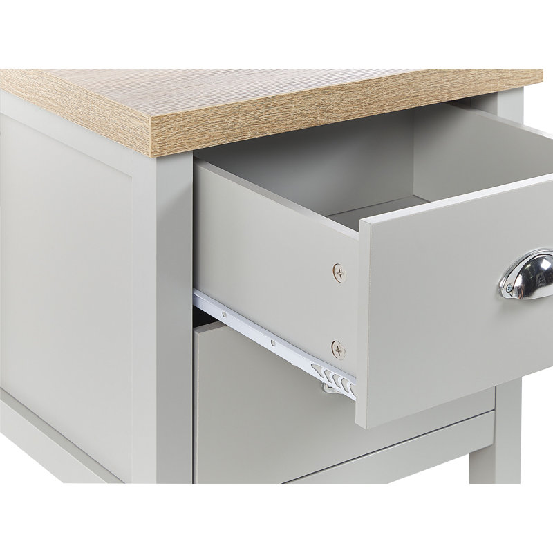 Oneil 45cm W Particle Board / Chipboard Bedside Table