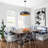 1-E26 Light 19.69 inch Large Dome Kitchen Pendant Light