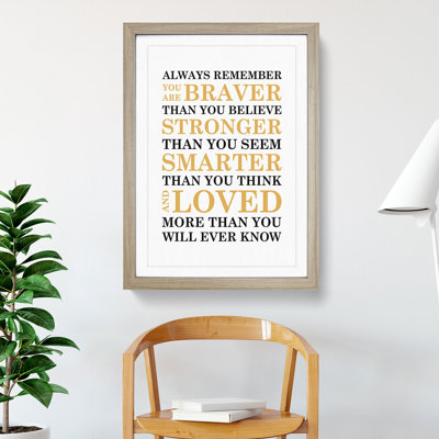 Always Remember - Framed Print