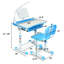 Ensemble de bureau et de chaises l 26 po Arispe-877964632