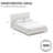 Pelham Flange Edge Bed Frame-107209888-97762538